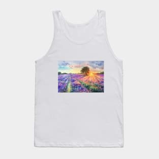 Lavender fields. Tank Top